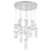 Carolina Led Chandelier With Pewter Finish | 1090P32-16-269