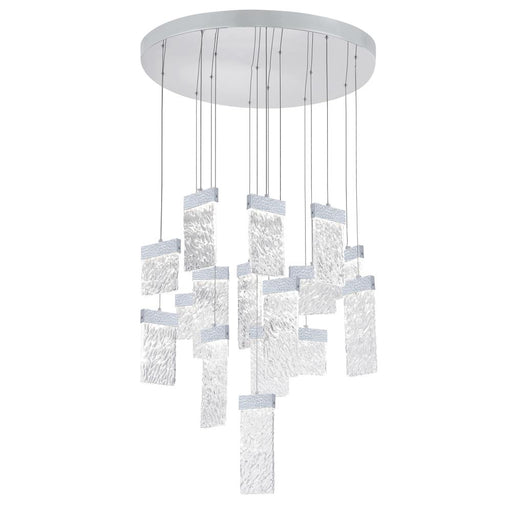 Carolina Led Chandelier With Pewter Finish | 1090P32-16-269