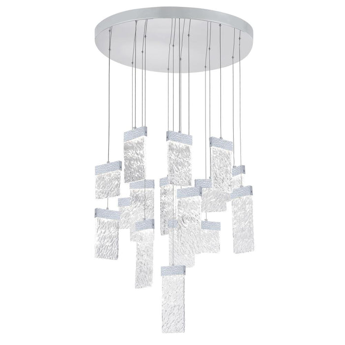 Carolina Led Chandelier With Pewter Finish | 1090P32-16-269