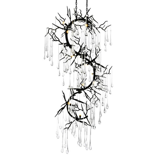 Anita 12 Light Chandelier With Black Finish | 1094P26-12-101