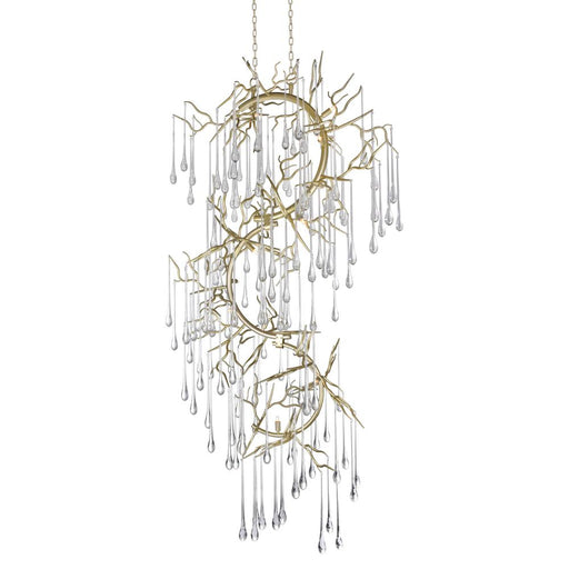 Anita 12 Light Chandelier With Gold Leaf Finish | 1094P26-12-620