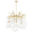 Anita 6 Light Chandelier With Gold Leaf Finish | 1094P26-6-620