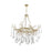 Anita 12 Light Chandelier With Gold Leaf Finish | 1094P43-12-620