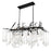 Anita 10 Light Chandelier With Black Finish | 1094P47-10-101