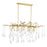 Anita 10 Light Chandelier With Gold Leaf Finish | 1094P47-10-620