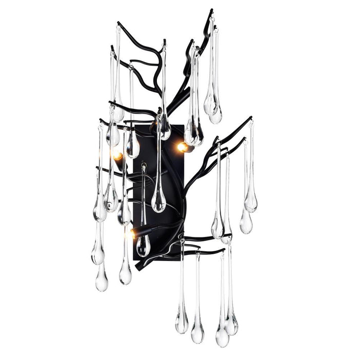 Anita 3 Light Wall Sconce With Black Finish | 1094W11-3-101