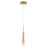 Andes Led Down Mini Pendant With Satin Gold Finish | 1103P5-1-602
