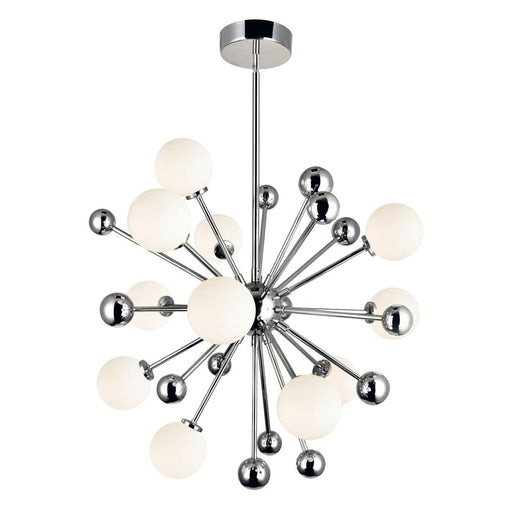 CWI Lighting Element 11 Light Chandelier With Polished Nickel Finish