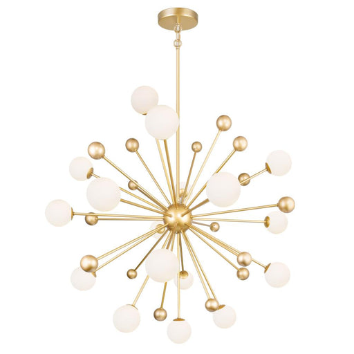 Element 17 Light Chandelier With Sun Gold Finish | 1125P39-17-268