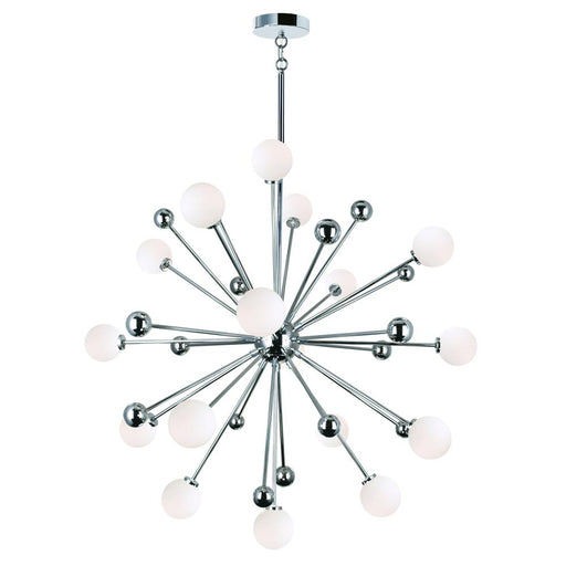 CWI Lighting Element 17 Light Chandelier With Polished Nickel Finish