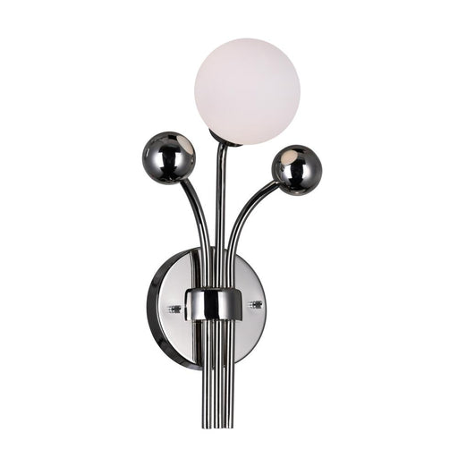 CWI Lighting Element 1 Light Wall Light With Polished Nickel Finish