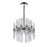 CWI Lighting Miroir 6 Light Mini Chandelier With Polished Nickel Finish