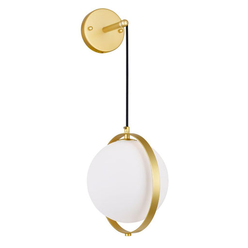 Da Vinci 1 Light Wall Light With Brass Finish | 1153W9-1-169