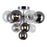 Pallocino 6 Light Flush Mount With Chrome Finish | 1205C16-6-601