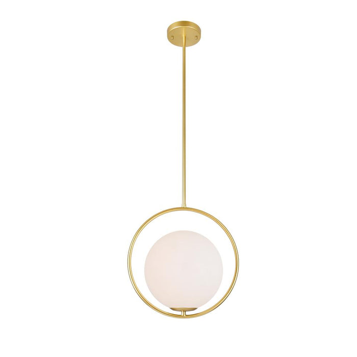 Celeste 1 Light Mini Pendant With Medallion Gold Finish | 1212P14-1-169