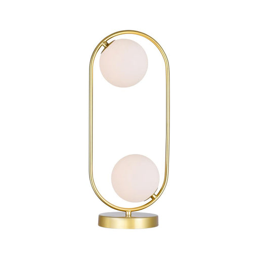 Celeste 2 Light Lamp With Medallion Gold Finish | 1212T8-2-169