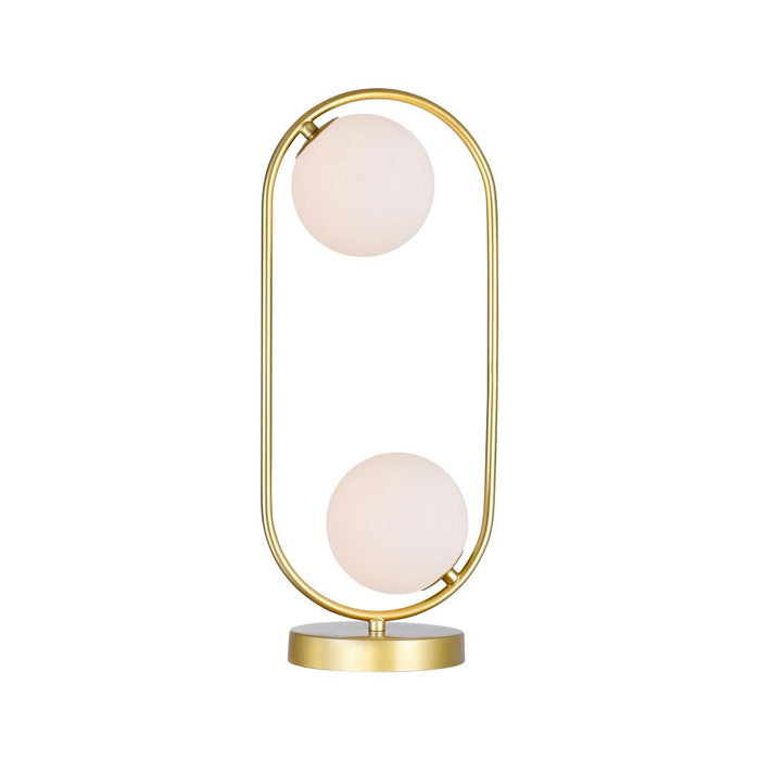 Celeste 2 Light Lamp With Medallion Gold Finish | 1212T8-2-169