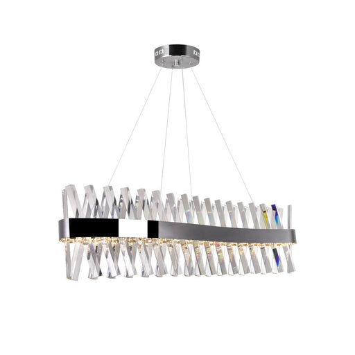 Glace Led Chandelier With Chrome Finish | 1220P40-601-S