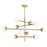 CWI Lighting Compass 10 Light Chandelier With Medallion Gold Finish
