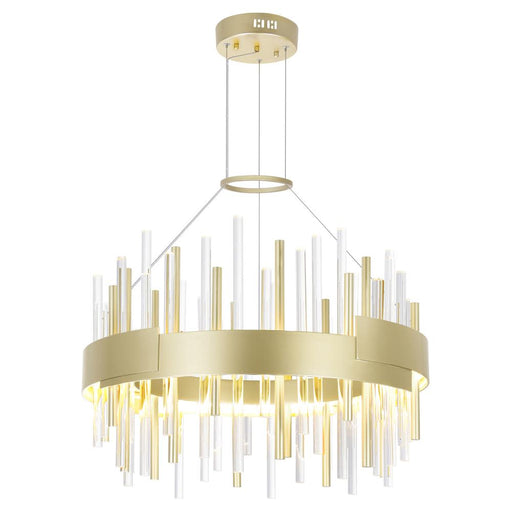 Millipede 20 In Led Satin Gold Chandelier | 1245P20-602