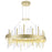 Millipede 26 In Led Satin Gold Chandelier | 1245P26-602