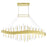 Millipede 40 In Led Satin Gold Chandelier | 1245P40-602