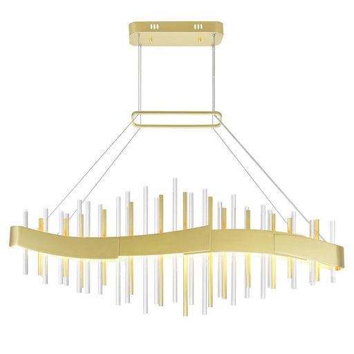 Millipede 40 In Led Satin Gold Chandelier | 1245P40-602