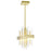 Millipede 8 In Led Satin Gold Mini Pendant | 1245P8-602