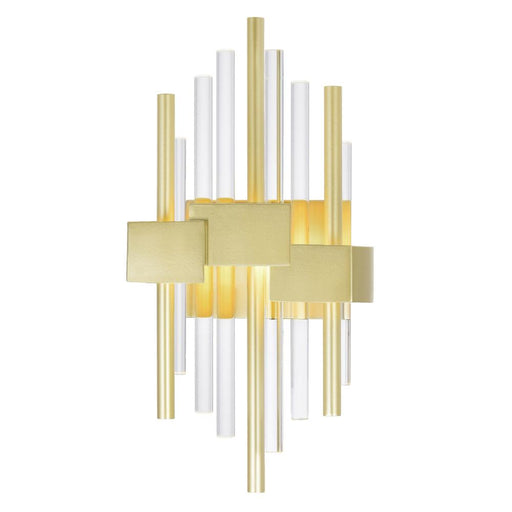 CWI Lighting Millipede 7 in LED Satin Gold Wall Sconce