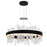 Guadiana 32 In Led Black Chandelier | 1246P32-101