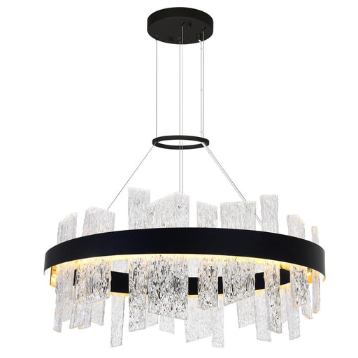 Guadiana 32 In Led Black Chandelier | 1246P32-101