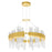 Guadiana 32 In Led Satin Gold Chandelier | 1246P32-602