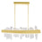 Guadiana 39 In Led Satin Gold Chandelier | 1246P39-602
