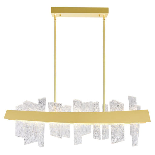 Guadiana 39 In Led Satin Gold Chandelier | 1246P39-602