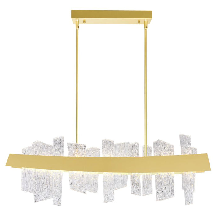 Guadiana 39 In Led Satin Gold Chandelier | 1246P39-602