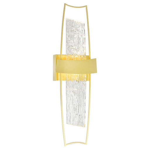 CWI Lighting Guadiana Integrated LED Satin Gold Wall Light