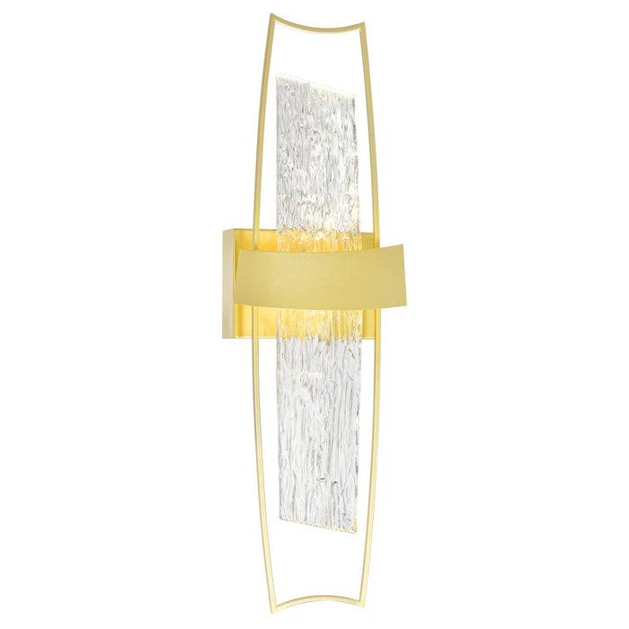 Guadiana Integrated Led Satin Gold Wall Light | 1246W8-602