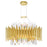 Cityscape 12 Light Chandelier With Satin Gold Finish | 1247P20-12-602