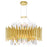 CWI Lighting Cityscape 12 Light Chandelier With Satin Gold Finish
