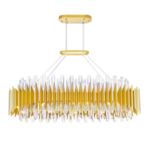 Cityscape 20 Light Chandelier With Satin Gold Finish | 1247P39-20-602-O