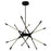 Oskil Led Integrated Chandelier With Black Finish | 1375P31-6-101