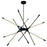 Oskil Led Integrated Chandelier With Black Finish | 1375P43-6-101