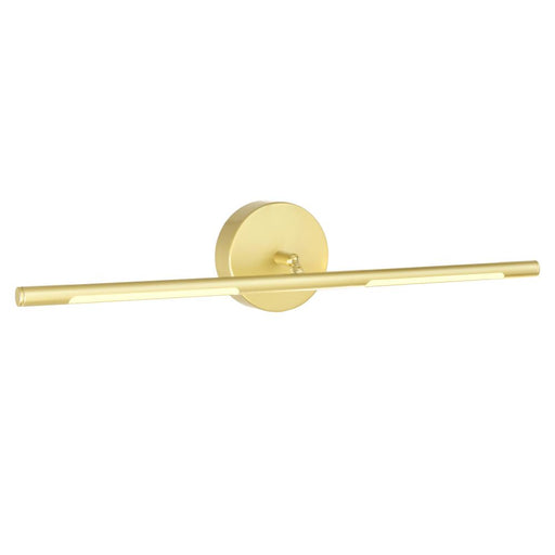 CWI Lighting Oskil LED Integrated Wall Light With Satin Gold Finish