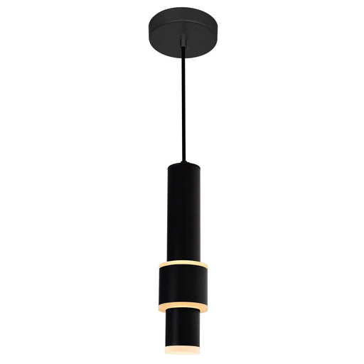 Lena Led Integrated Mini Pendant With Black Finish | 1390P5-1-101