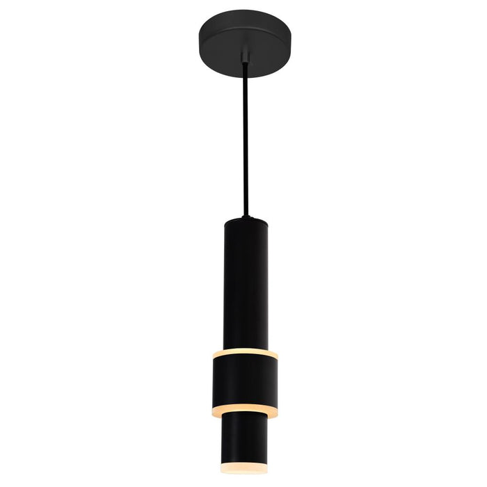 Lena Led Integrated Mini Pendant With Black Finish | 1390P5-1-101