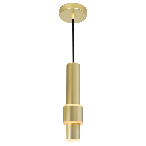 Lena Led Integrated Mini Pendant With Satin Gold Finish | 1390P5-1-602