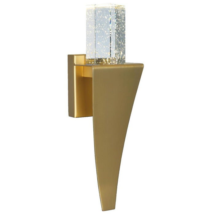 Catania Led Integrated Satin Gold Wall Light | 1502W5-1-602
