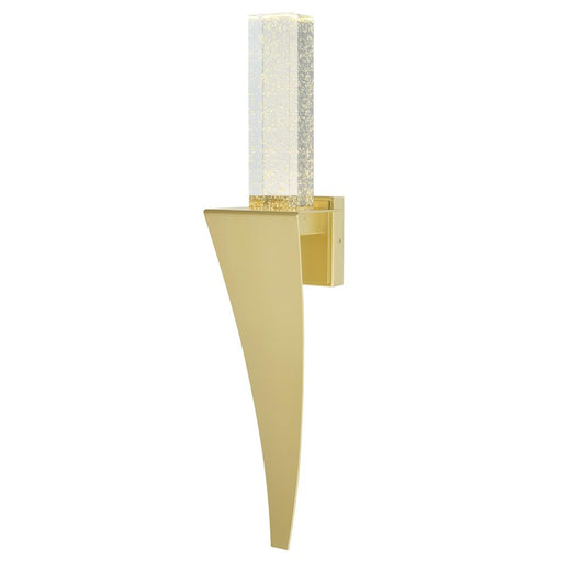 Catania Integrated Led Satin Gold Wall Light | 1502W7-1-602