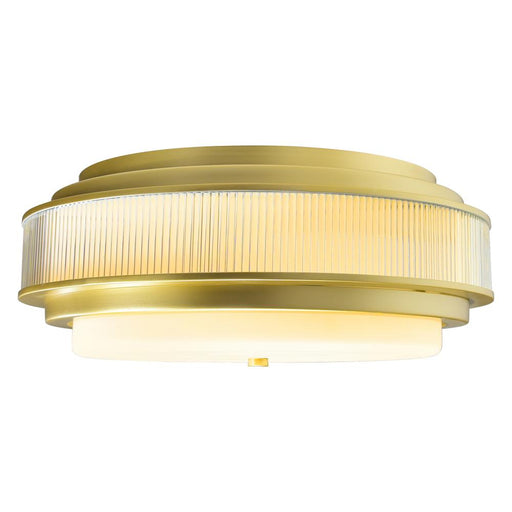 Valdivia 4 Light Satin Gold Flush Mount | 1567C18-4-602