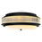 Valdivia 5 Light Black Flush Mount | 1567C22-5-101